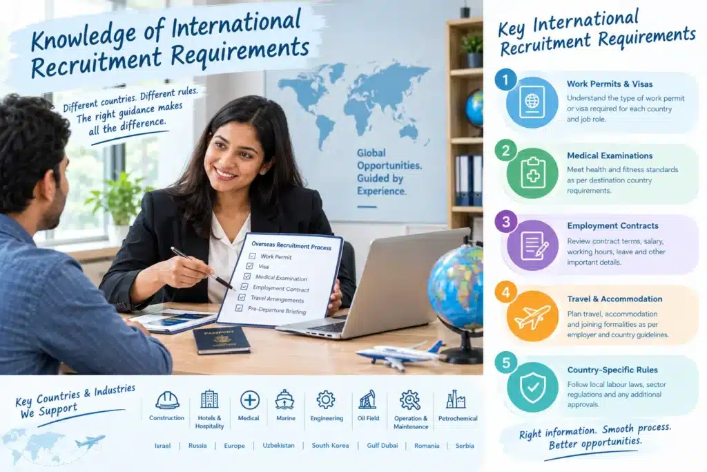 Knowledge of International Recruitment Requirements